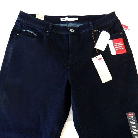Levis 512 Perfectly Shaping Bootcut blue jeans NWT - Picture 1 of 7